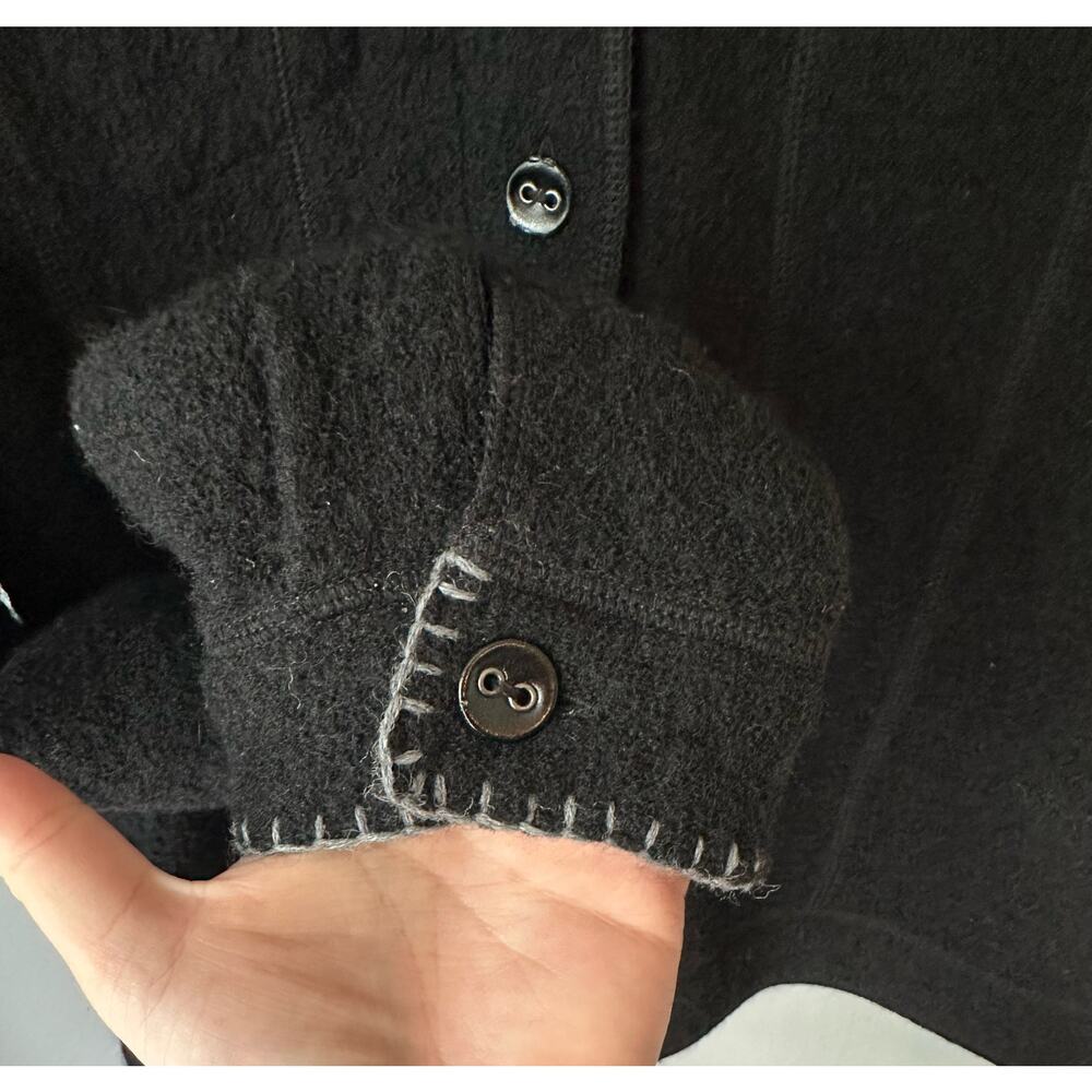 Black Ruby Rd Jacket Wool With Buttons Women's Sm… - image 6